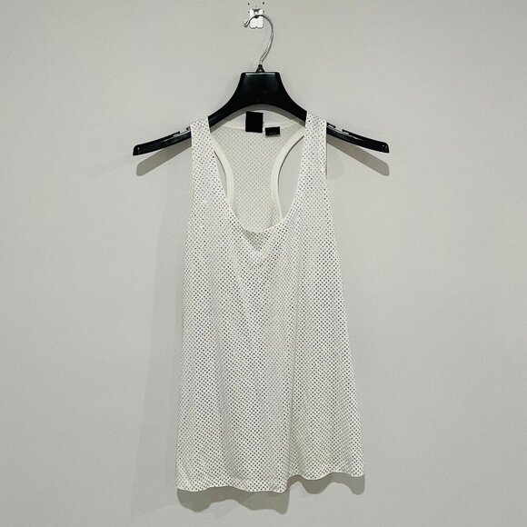 Pinko Tops - NWT Pinko Women White Crystal Bakugan Top Size M